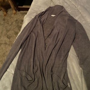 Grey cardigan